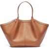 imageTrendy Top Handle Tote Bags for Women with Large Capacity Ideal Purses and Shoulder Handbags for Work and CasualCaramel Brown