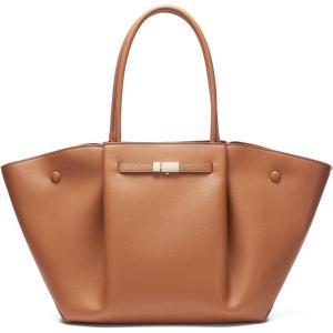imageVegan Leather Tote Bags Dressy Top Handle Purses and Handbags for Women Shoulder Bag with Large CapacityCaramel Brown