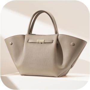 imageVegan Leather Tote Bags Dressy Top Handle Purses and Handbags for Women Shoulder Bag with Large CapacityTaupe