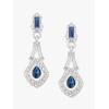 imageSWEETV 1920s Flapper Accessories Set for Women Roaring 20s Great Gatsby Headband Flapper Costume Accessories 070409F03 Blue