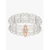 imageSWEETV 1920s Flapper Accessories Set for Women Roaring 20s Great Gatsby Headband Flapper Costume Accessories 070409F06 Pink