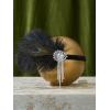 imageSWEETV 1920s Flapper Accessories Set for Women Roaring 20s Great Gatsby Headband Flapper Costume Accessories 070409F09 Black