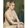 imageSWEETV 1920s Great Gatsby Accessories Set for Women Flapper Headband Headpiece Roaring 20s Costume Accessories SetF02