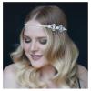 imageSWEETV 1920s Headband for WomenSilver Rhinestone Flapper Headpiece Accessories for Great Gatsby PartyStyle 3silver