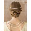 imageSWEETV 1920s Headband for WomenSilver Rhinestone Flapper Headpiece Accessories for Great Gatsby PartyStyle 3silver