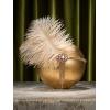 imageSWEETV 1920s Headpiece Flapper Headband Roaring 20s Great Gatsby Feather Hair Accessories for WomenGoldF02 Champagne
