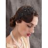 imageSWEETV Black Rhinestone Flapper HeadbandElastic 1920s Headpiece Great Gatsby Hair Accessories for WomenBlack
