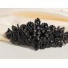 imageSWEETV Black Rhinestone Flapper HeadbandElastic 1920s Headpiece Great Gatsby Hair Accessories for WomenBlack