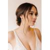 imageSWEETV Teardrop Wedding Earrings for Brides Women Marquise Bridal Bridesmaid Earrings for Wedding Crystal Cubic Zirconia Bridal Drop Earrings for Prom Jewelry GiftsRose Gold