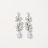 imageSWEETV Wedding Earrings for Brides Bridesmaid Crystal Bridal Earrings Cubic Zirconia Drop Dangle Earrings for Women Prom Pageant AnniversarySilverVine