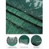 imageSWEETV 1920s Vintage Flapper Dresses for Women Fringed Great Gatsby Dresses Roaring 20s Dress with SleeveGreen