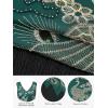 imageSWEETV 1920s Vintage Peacock Flapper Dresses Sequin Fringed Gatsby Dress with HeadbandGreen
