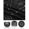 imageSWEETV Great Gatsby Lace Neck Flapper Dress  1920s Dress for Women With Sleeve  Roaring 20s CostumeBlack