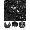 imageSWEETV Womens Flapper Dresses 1920s Fringed Sequin Great Gatsby Dress with 20s Accessories Roaring 20s CostumesBlack Silver