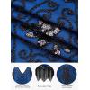 imageSWEETV Womens Flapper Dresses 1920s Fringed Sequin Great Gatsby Dress with 20s Accessories Roaring 20s CostumesBlue