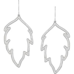 imageSWEETV Cubic Zirconia Statement Earrings for Women Silver Rhinestone Drop Dangle Earrings for Wedding Bridal Prom Formal Party Gifts Frame Earrings Jewelry CollectionsStyle8Silver