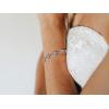 imageSWEETV Bracelet Wedding Bridal for BridesBridesmaidCrystal Cubic Zirconia Bracelet Leaf Vine Vintage StyleSilver