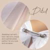 imageSWEETV Bridal Hair Bow Veil White Bow Clip Bachelorette Party Decorations Pearl Accessories Bride to Be Bridal Shower GiftPatternB