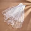 imageSWEETV Bridal Hair Bow Veil White Bow Clip Bachelorette Party Decorations Pearl Accessories Bride to Be Bridal Shower GiftPatternE