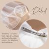 imageSWEETV Bridal Hair Bow Veil White Bow Clip Bachelorette Party Decorations Pearl Accessories Bride to Be Bridal Shower GiftPatternE
