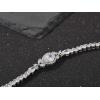 imageSWEETV Cubic Zirconia Teardrop Tennis Bracelets for Wedding Bridal Jewelry Crystal Rhinestone Bracelets for Brides Bridesmaid WomenSilver
