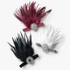 imageSWEETV Flapper Headband 1920s Headpiece Rhinestone Feather Hair Band Great Gatsby Headpiece for WomenIvory01 Black