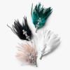 imageSWEETV Flapper Headband 1920s Headpiece Rhinestone Feather Roaring 20s Great Gatsby Hair Accessories for WomenBlackBlack