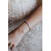 imageSWEETV Teardrop Wedding Bridal Bracelets for Brides Crystal Rhinestone Cubic Zirconia Tennis Bracelets for Women Prom Bridal JewelryRose Gold