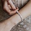 imageSWEETV Teardrop Wedding Bridal Bracelets for Brides Crystal Rhinestone Cubic Zirconia Tennis Bracelets for Women Prom Bridal JewelrySilver