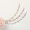 imageSWEETV Wedding Teardrop Bracelets for Brides Bridesmaids Crystal Cubic Zirconia Bridal Bracelets for Women PromRose Gold