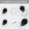 imageSWEETV 1920s Flapper Headband Roaring 20s Great Gatsby Headpiece Rhinestone Hair Clip Hair Accessories for WomenF05 Navy Blue
