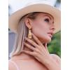 imageSWEETV Bride Earrings for Bachelorette Cowgirls Boot Earrings for Women Dangling Bride to Be Drop Dangle Earrings Bachelorette Outfit Accessories Gifts for Western Country Wedding PartyBottle EarringsChampagne