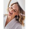 imageSWEETV Bride Earrings for Bachelorette Cowgirls Boot Earrings for Women Dangling Bride to Be Drop Dangle Earrings Bachelorette Outfit Accessories Gifts for Western Country Wedding PartyBottle EarringsHot Pink