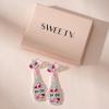 imageSWEETV Bride Earrings for Bachelorette Cowgirls Boot Earrings for Women Dangling Bride to Be Drop Dangle Earrings Bachelorette Outfit Accessories Gifts for Western Country Wedding PartyBottle EarringsHot Pink