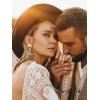 imageSWEETV Bride Earrings for Bachelorette Cowgirls Boot Earrings for Women Dangling Bride to Be Drop Dangle Earrings Bachelorette Outfit Accessories Gifts for Western Country Wedding PartyBoot earringsGold