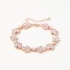 imageSWEETV Marquise Wedding BraceletCubic Zirconia Bridal Bracelets Crystal Rhinestone Bracelets for Brides Bridesmaids Women Rose GoldSilver Tennis BraceletWedding Jewelry GiftsRose Gold