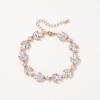 imageSWEETV Marquise Wedding BraceletCubic Zirconia Bridal Bracelets Crystal Rhinestone Bracelets for Brides Bridesmaids Women Rose GoldSilver Tennis BraceletWedding Jewelry GiftsRose Gold