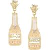 Bottle Earrings-Champagne