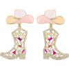 Boot earrings-Gold