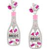 Bottle Earrings-Hot Pink