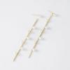 imageSWEETV 14K Gold Plated Long Pearl Drop Dangle Earrings for Women Tassel Chain Baroque Pearl Wedding Bridal Earrings for Brides Bridesmaids Prom Jewelry Gifts05GoldTassel earrings