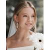 imageSWEETV 14K Gold Plated Long Pearl Drop Dangle Earrings for Women Tassel Chain Baroque Pearl Wedding Bridal Earrings for Brides Bridesmaids Prom Jewelry Gifts04GoldHuggie
