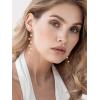 imageSWEETV 14K Gold Plated Long Pearl Drop Dangle Earrings for Women Tassel Chain Baroque Pearl Wedding Bridal Earrings for Brides Bridesmaids Prom Jewelry Gifts05GoldTassel earrings