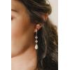 imageSWEETV Cubic Zirconia Pearl Drop Wedding Earrings for Brides Ivory Bridal Pearl Earrings for Bridesmaid Jewelry Gift09Style 9