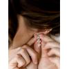 imageSWEETV Cubic Zirconia Wedding Earrings for Brides Bridesmaids Elegant Marquise Bridal Dangling Earrings Crystal Drop earrings for Women Jewelry GiftsSilver