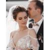 imageSWEETV Elegant Bridal Wedding Earrings for Brides Bridesmaids Cubic Zirconia Teardrop Dangle Earrings for Women Formal JewelryGold