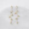 imageSWEETV Vine Wedding Earrings for Brides Bridesmaid Cubic Zirconia Bridal Earrings for Wedding 18K Gold PlatedSilver Rhinestone Dangling Earrings for Women Prom Party Jewelry GiftsGold