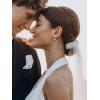 imageSWEETV Classical Pearl Dangle Drop Earrings for Women Pearl Hook Earrings Wedding Bridal Earrings for Brides BridesmaidsProm Jewelry GiftsSilver