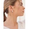 imageSWEETV Classical Pearl Dangle Drop Earrings for Women Pearl Hook Earrings Wedding Bridal Earrings for Brides BridesmaidsProm Jewelry GiftsSilverStyle2