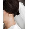 imageSWEETV Elegant 7mm White Pearl Stud Earrings for Women Wedding Bridal Stud Earrings for Brides Bridesmaids Prom Formal Jewelry Gifts